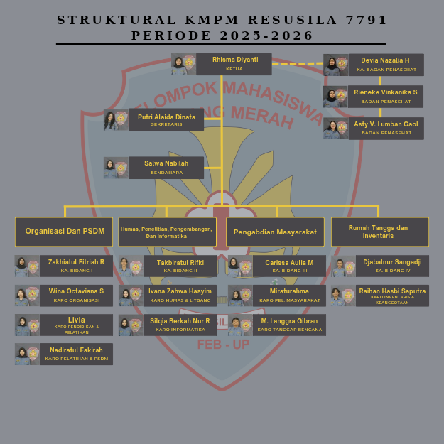 Struktur Organisasi KMPM RESUSILA 7791